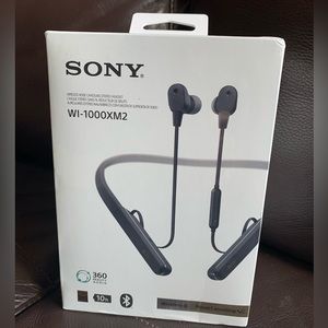 Sony WI-1000XM2 Wireless Noise-canceling In-Ear Headphone (Black) - brand new